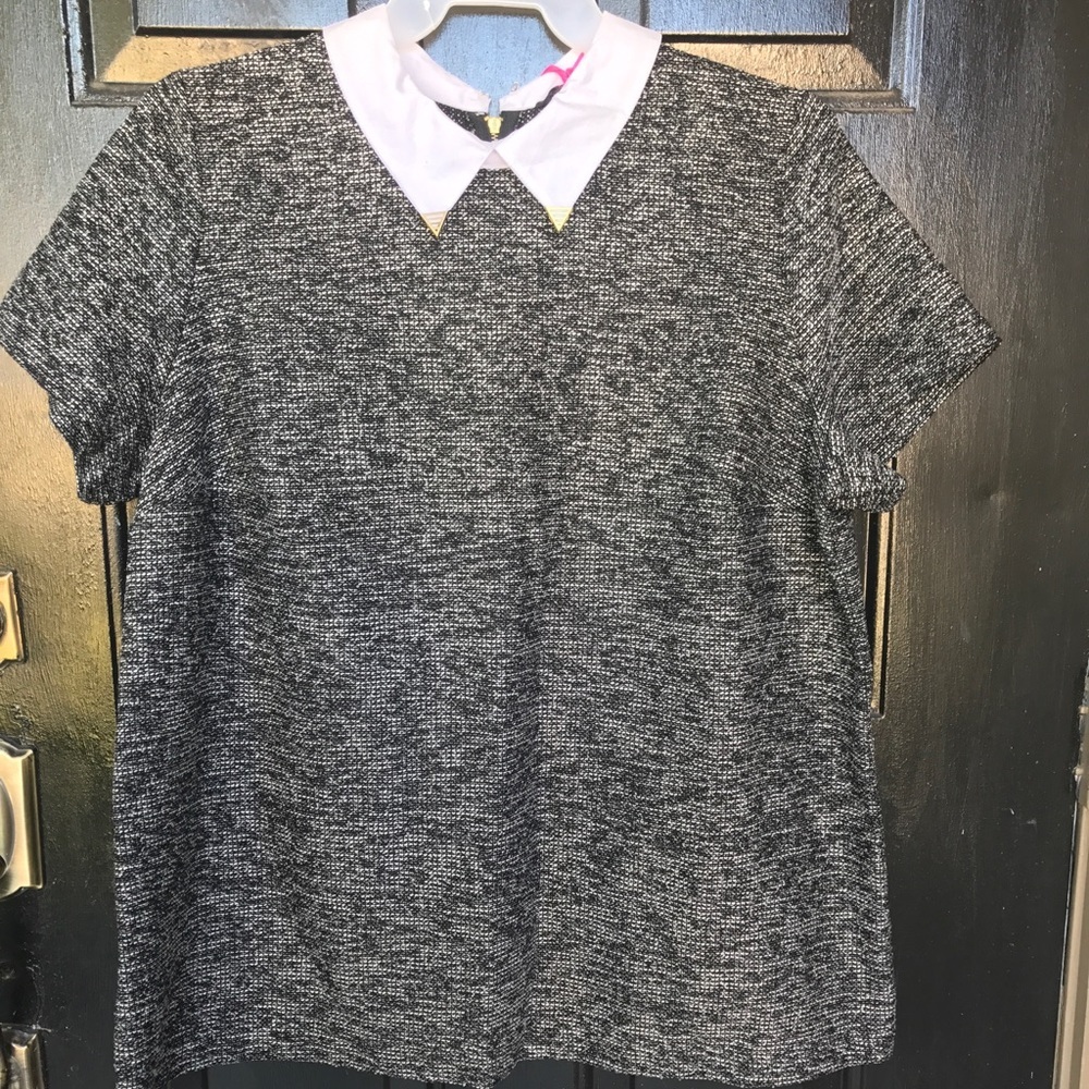 Simply Be Plus size Tweed Top